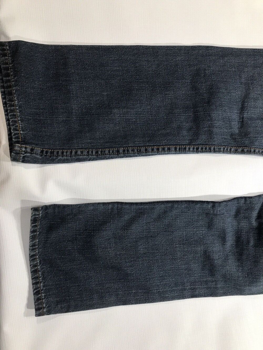 Signature Levis Strauss Jeans Mens 32x30 Blue Dark Wash Cotton Stretch Slim Fit - Picture 7 of 9